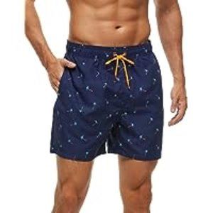 DOVAVA Men's Swim Trunks with Mesh Lining
